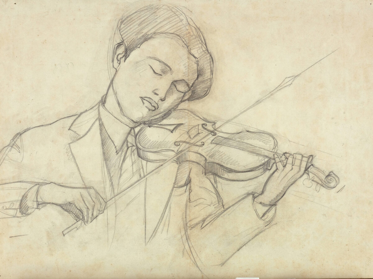 Ernesto Michahelles  "Violinista"