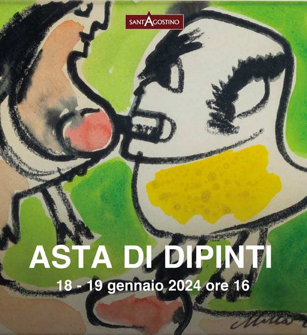 cover asta di dipinti sant'agostino 18 e 19 gennaio 2024